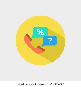 e commerce flat icon illustration