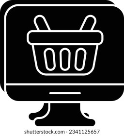  e commerce glyph icons design style