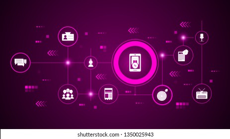 e commerce icon. From Digital Marketing, Promotion set