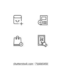 E commerce Icon Line