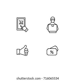 E commerce Icon Line