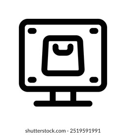 e commerce icon. vector line icon for your website, mobile, presentation, and logo design.