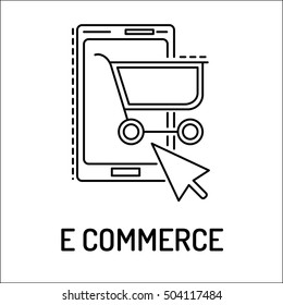 E commerce Line Icon