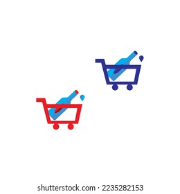 E- Commerce Logo Design concept for commercial uses
