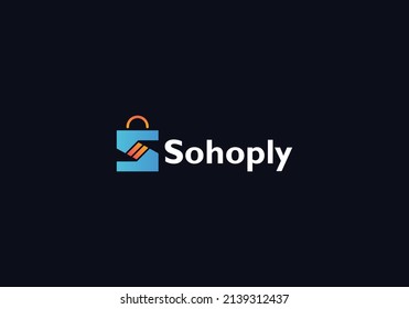 Plantilla libre de diseño de logotipo de comercio electrónico