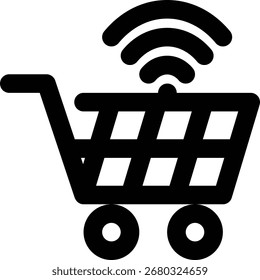 E Commerce, Online Shopping, Ecommerce Outline Icon