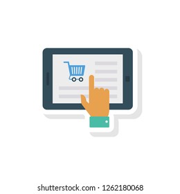E commerce   online   tap 