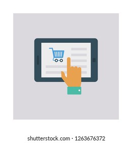 E commerce   online   tap 