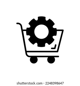 E commerce Optimization icon in vector. Logotype