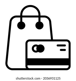 E commerce outline icon, business and finance icon.