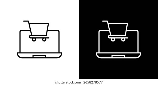 Icono de plataforma de comercio electrónico. Símbolo para su diseño de Sitio web, logotipo, App, UI. Ilustración vectorial. EPS10