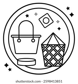 E commerce product printable outline coloring pages line art drawing