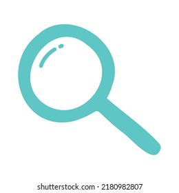 E commerce search icon  in cartoon style.