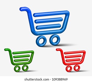 e commerce and shopping icon sets design.