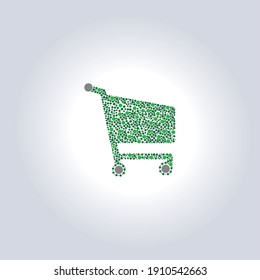 E- COMMERCE SHOPPING Icon. Vector Design Illustration Icon. Isolated on white background. Graphic Design Editable For Your Design, Collection Of Flat Icons, Abstract contemporary vector illustration