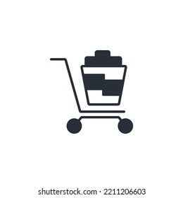e commerce thin line icons. Vector illustration isolated on white. Editable stroke.