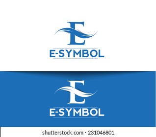 E company vector logo and symbol Design 