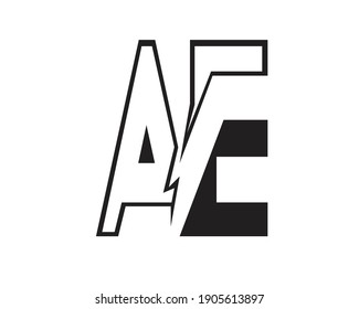 a and e creative logo designs and logo letters and monogram logos