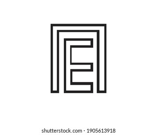 a and e creative logo designs and logo letters and monogram logos