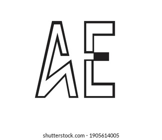 a and e creative logo designs and logo letters and monogram logos