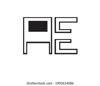 a and e creative logo designs and logo letters and monogram logos