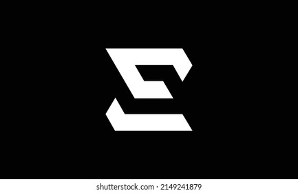 E Creative und Moderne Letter Logo Design