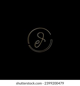Plantilla de diseño de logotipo para letras modernas creativas