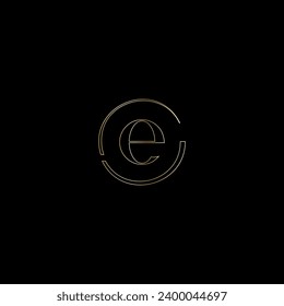 Plantilla de diseño de logotipo para letras modernas creativas