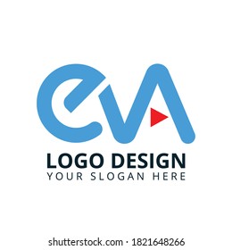 E D A Modern logo Design Vector