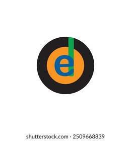 e und d Typ Professionelles Logo-Design 