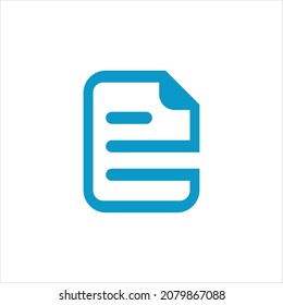 e document vector logo template