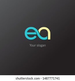 E & A double letter joint logo