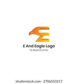 E y Eagle Diseño moderno del logotipo