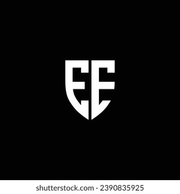 E or EE abstract letter logo or icon or monogram design with different colors illustration.