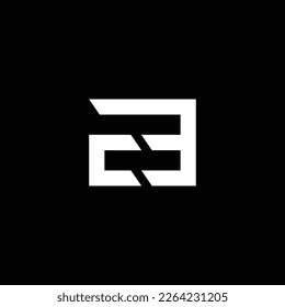 E or EE abstract outstanding professional business awesome artistic branding company different colors illustration logo