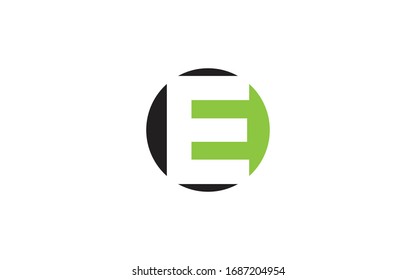 E or EE or EEE Uppercase Letter Initial Logo Design Template Vector Illustration