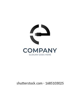 E Electrics Logo | E logo Design | E Modern Logo Design Template