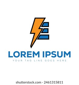 E Electro Logo Design ,Vector Design 