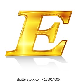 E emblem alphabet