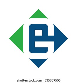 e and g logotype. letter mark. logo vector. icon template.