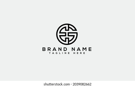 EG e g modern creative alphabet letter logo icon template 