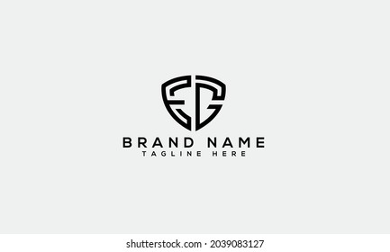 EG z g moderne Logo-Symbolvorlage für kreative Buchstaben 