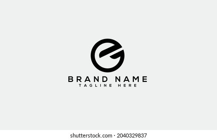 EG e g modern creative alphabet letter logo icon template 