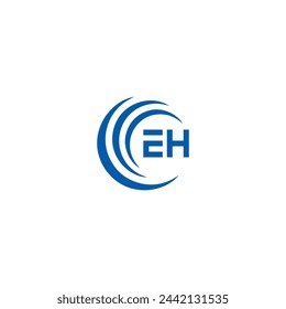E H, E H design, E H letter, E H logo, EH, EH letter, EH logo, EH monogram, abstract, alphabet, awesome, black, brand, business, capital, circle, company, concept, corporate, design, finance, graphic,