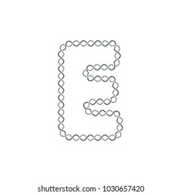 E Infinity Letter Logo Icon Design
