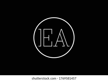 E Diseño de logotipo de carta inicial, símbolo gráfico de alfabeto para identidad empresarial