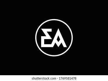 E A Initial Letter Logo design, Graphic Alphabet Symbol for Corporate Business Identity
