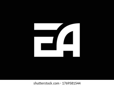 E a Initiallogo-Design, grafisches Alphabet-Symbol für Unternehmensidentität