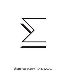 E initial letter logo template vector icon design