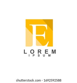 E icono inicial de logotipo diseños vectorial plantilla para empresas y empresas